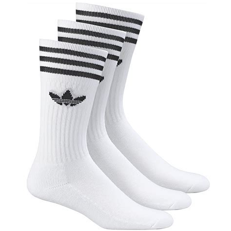 adidas solid crew socken weiß größe 36-38